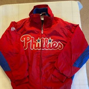 Kids Phillies Jacket - Just like the pitchers wear!! Size 8